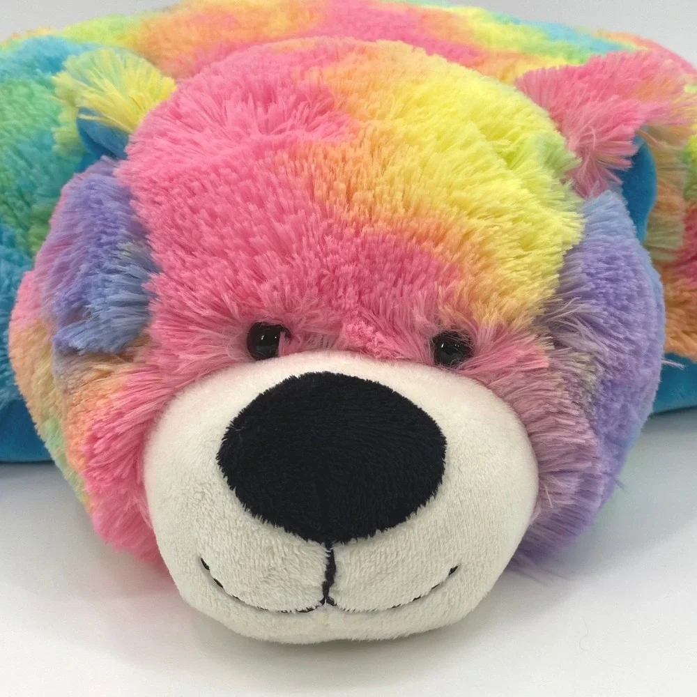 Pillow Pets Rainbow Tie Dye Bear 18